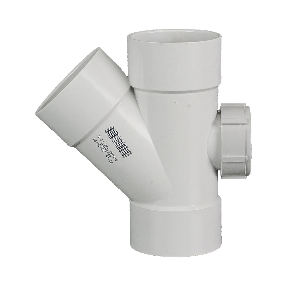 DWV Junction IO FF 45° 50mm