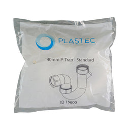 DWV Standard "P" Trap 40mm