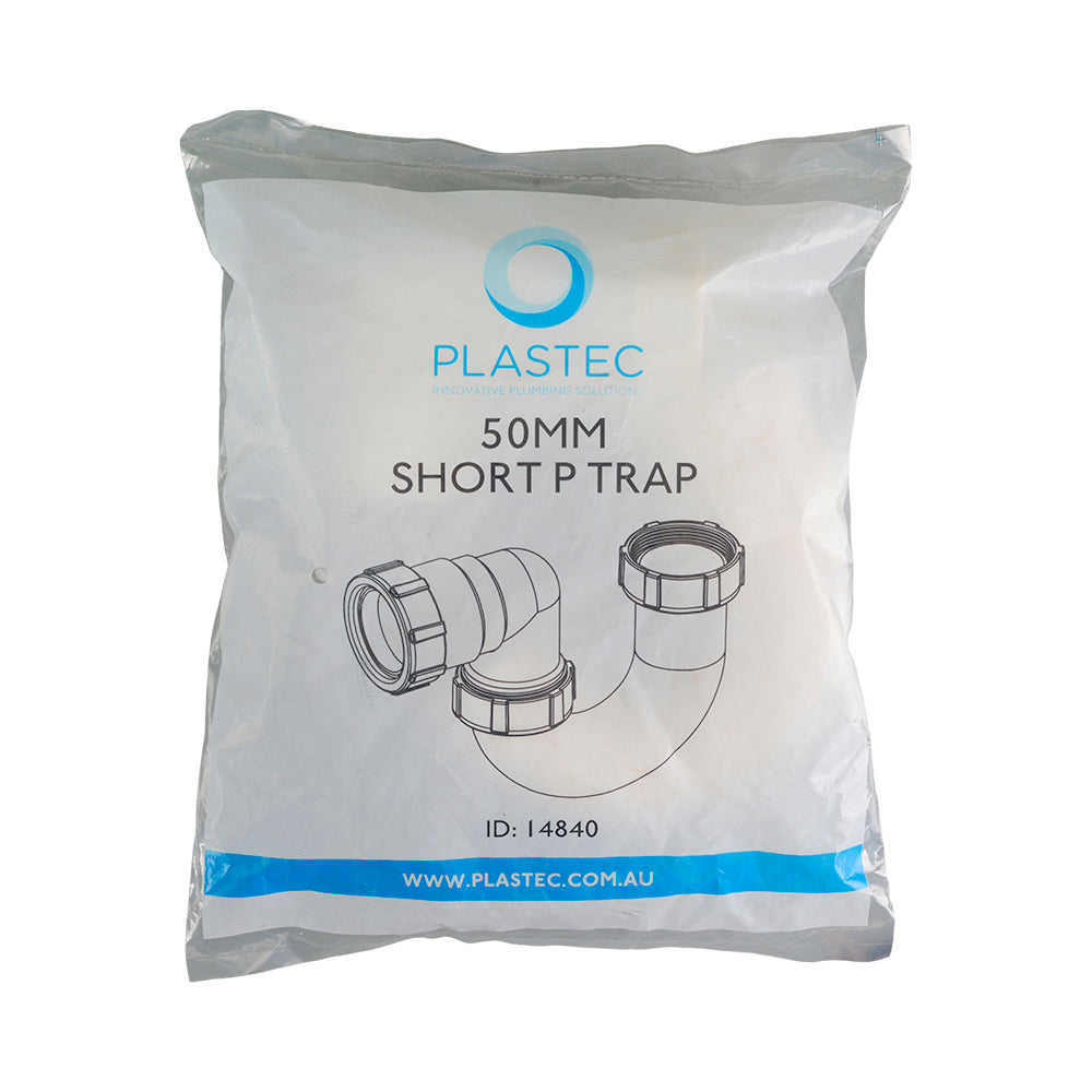DWV Short Level "P" Trap 50mm