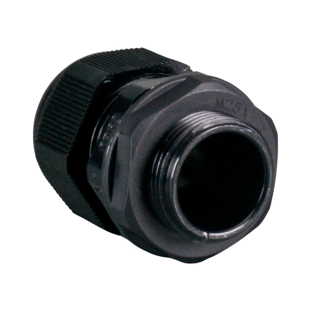 Electrical Nylon Cable Gland Black 40mm
