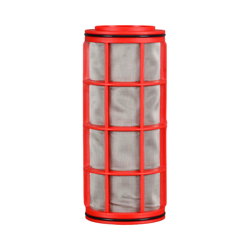 Filter Plastic Body With 120 Mesh Screen (Red) 50mm BSPM
