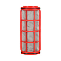 Filter Plastic Body With 120 Mesh Screen (Red) 50mm BSPM
