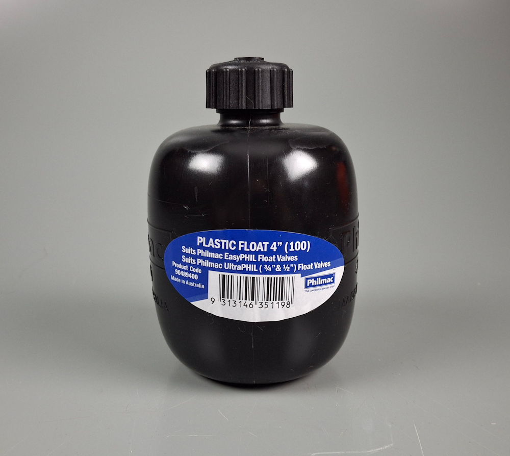 Tank Float Philmac Plastic Float 4" Black