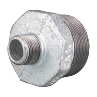 Galvanised Malleable Iron Hex Nipple Reducing 40mm (1 1/2") x 25mm (1")