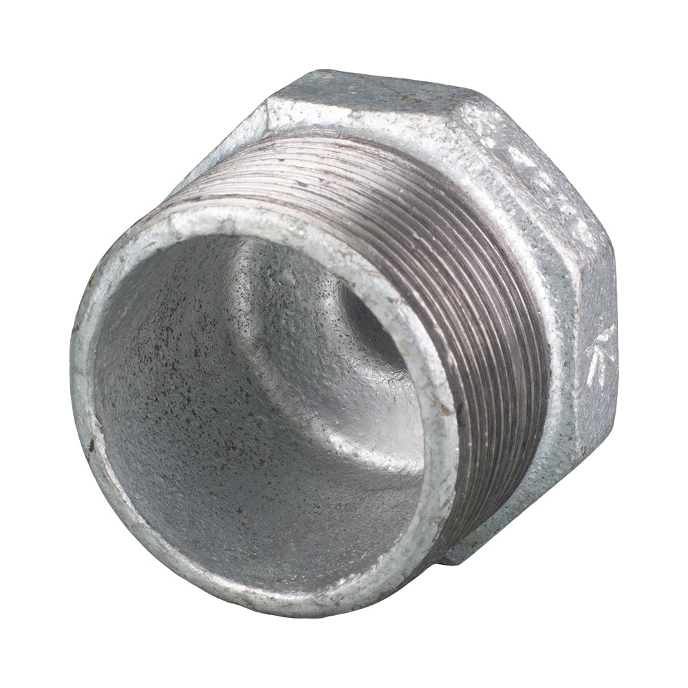 Galvanised Malleable Iron Hex Nipple Reducing 50mm (2") x 40mm (1 1/2")
