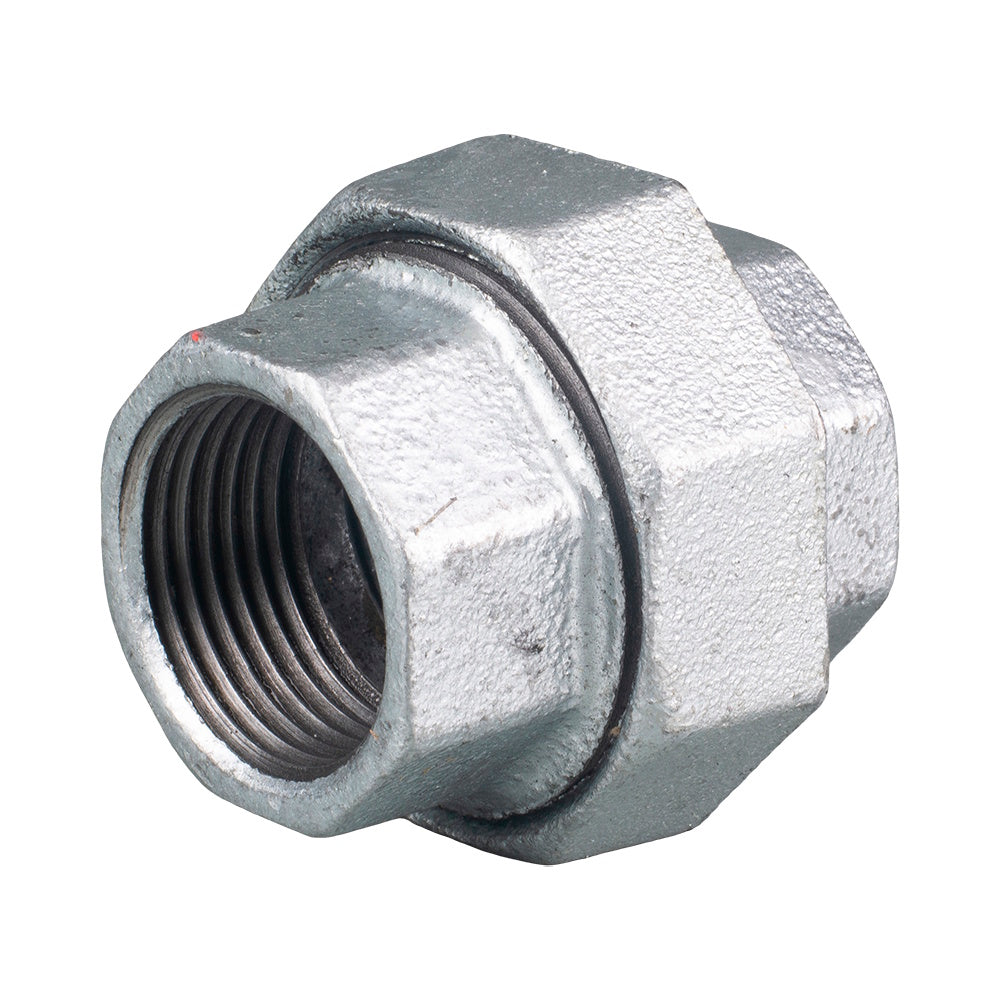 Galvanised Malleable Brass Seat Barrel Union 65mm (2 1/2")