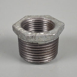 Galvanised Malleable Iron Hex Bush Reducing 100mm (4") x 80mm (3")