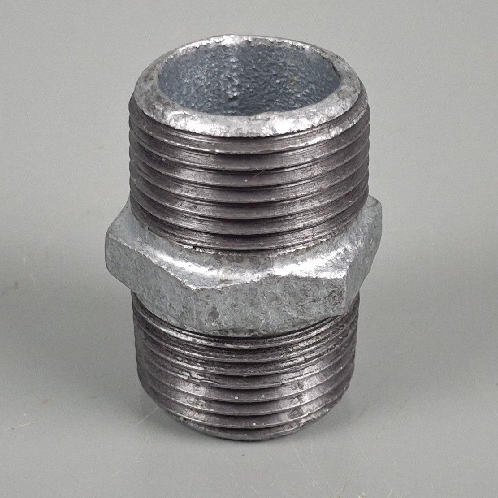 Galvanised Malleable Iron Hex Nipple 100mm (4")