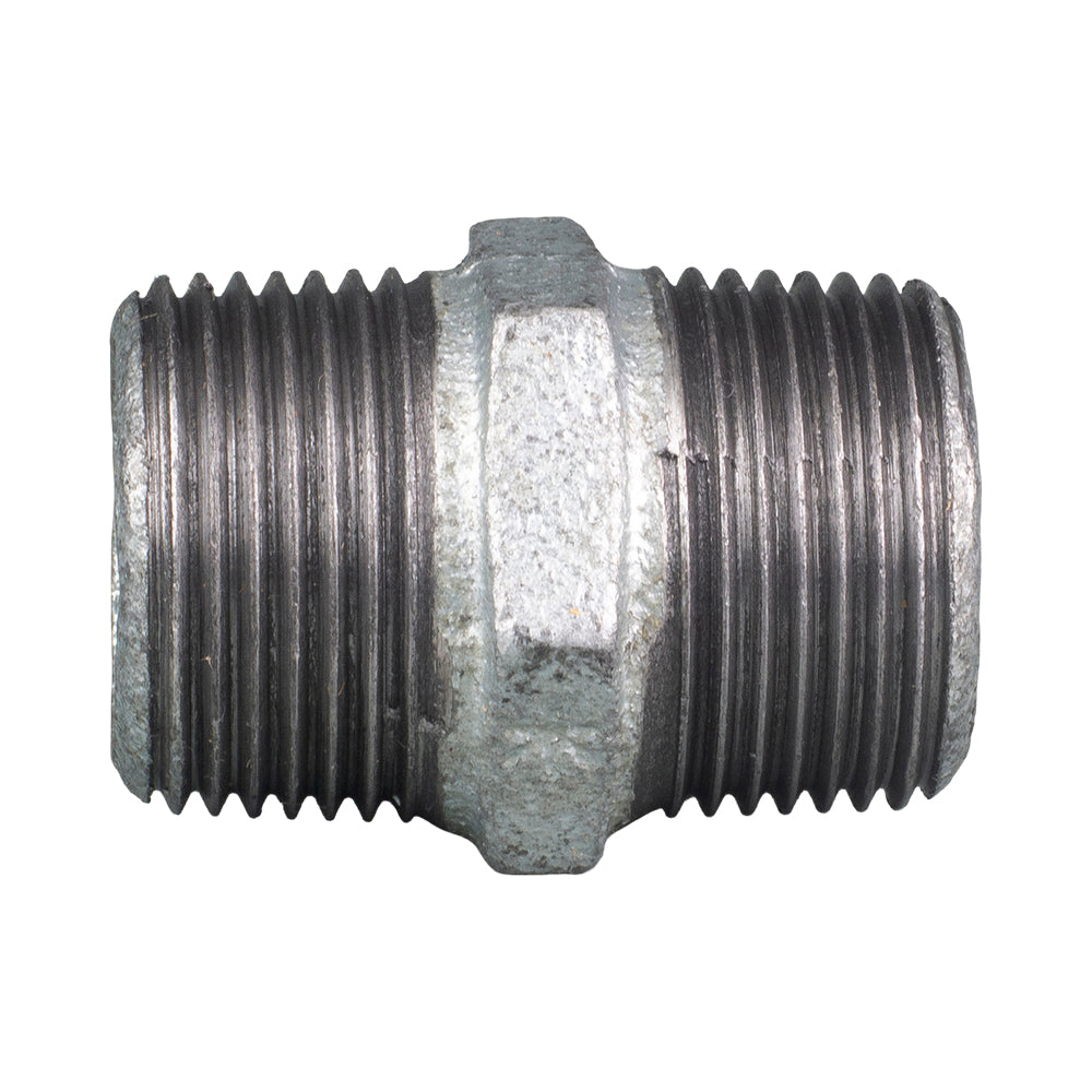 Galvanised Malleable Iron Hex Nipple 50mm (2")