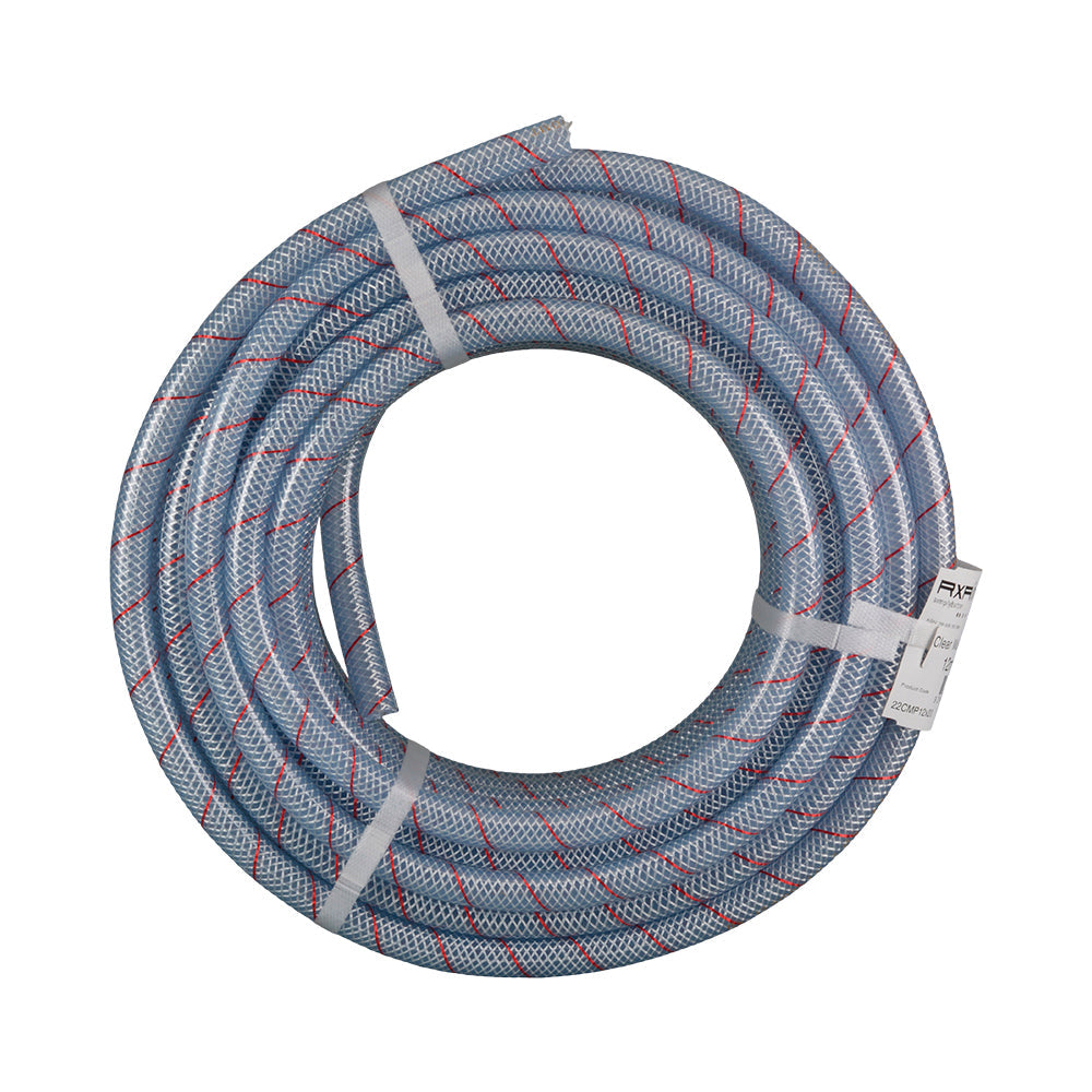 Clear Braided Hose 10mm (20m Roll)