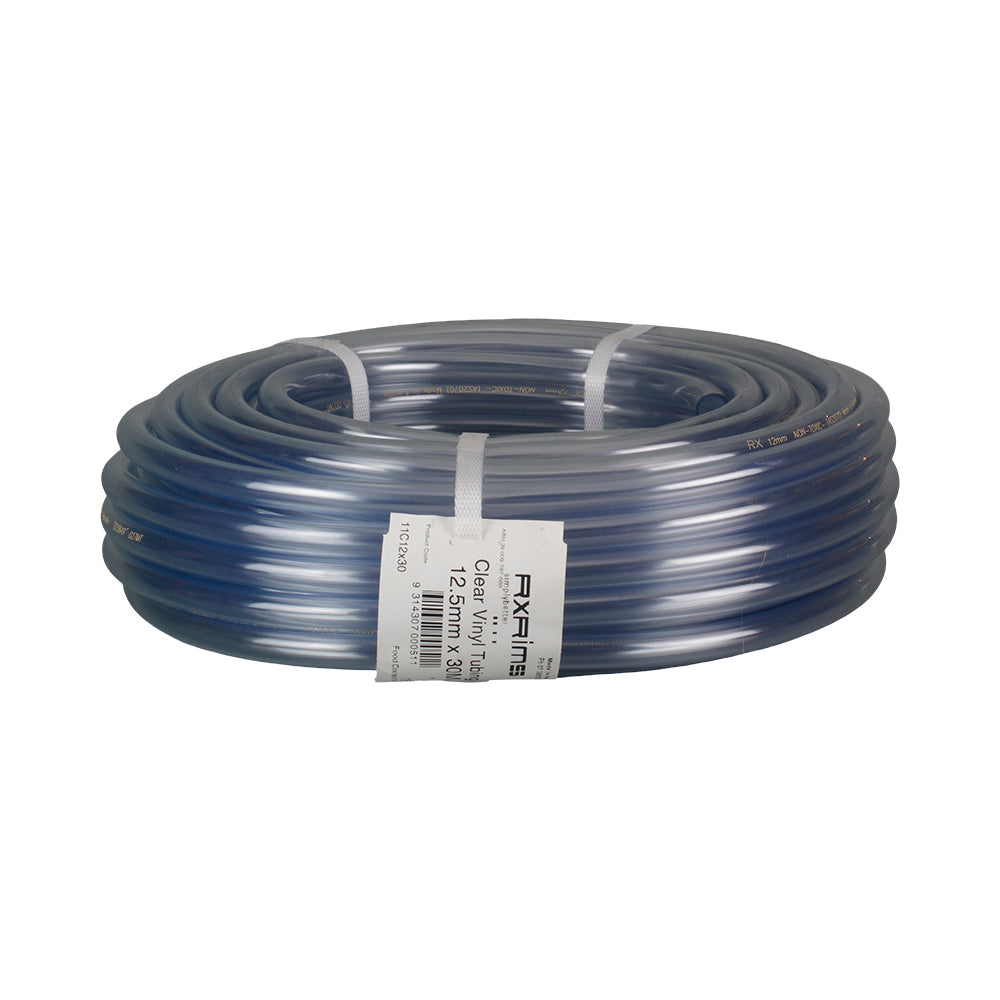 Clear Vinyl Tube 12.5mm (30m Roll)