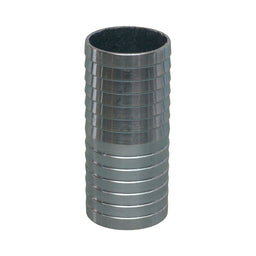 Hose Connector Double Barb Zinc Coated Steel - 40mm