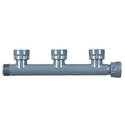 1b. PVC Spears Manifold 3 Port 25mm