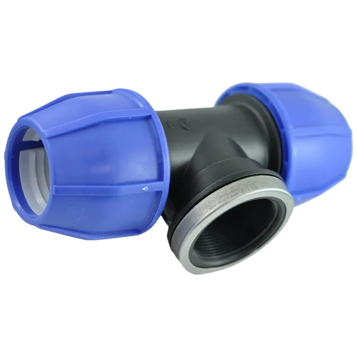 Compression Poly Metric Tee- Poly x FI BSP - 90mm x 90mm x 3" - Norma