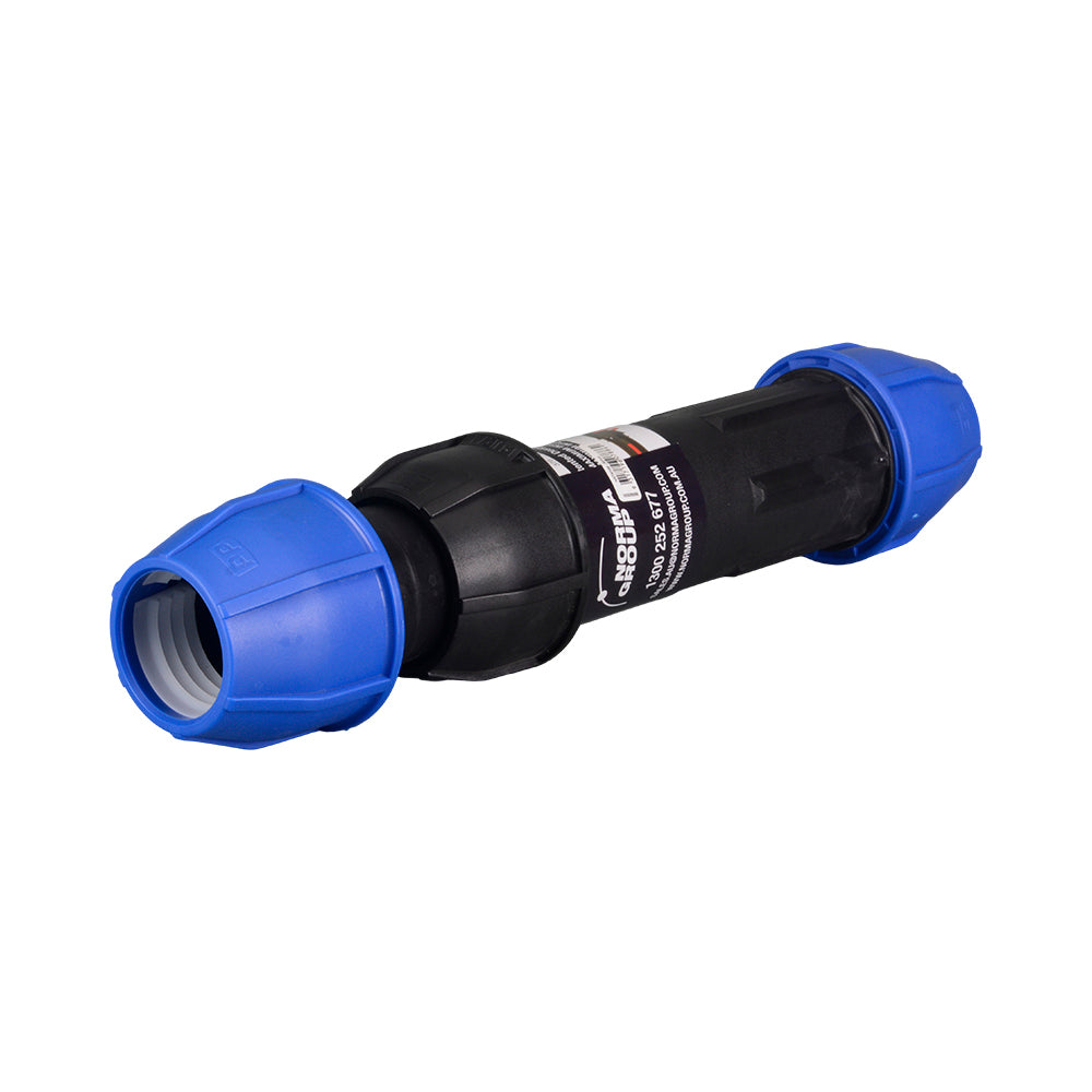 Compression Poly Metric Telescopic Repair Coupling (Poly x Poly) 40 mm x 40 mm - Norma
