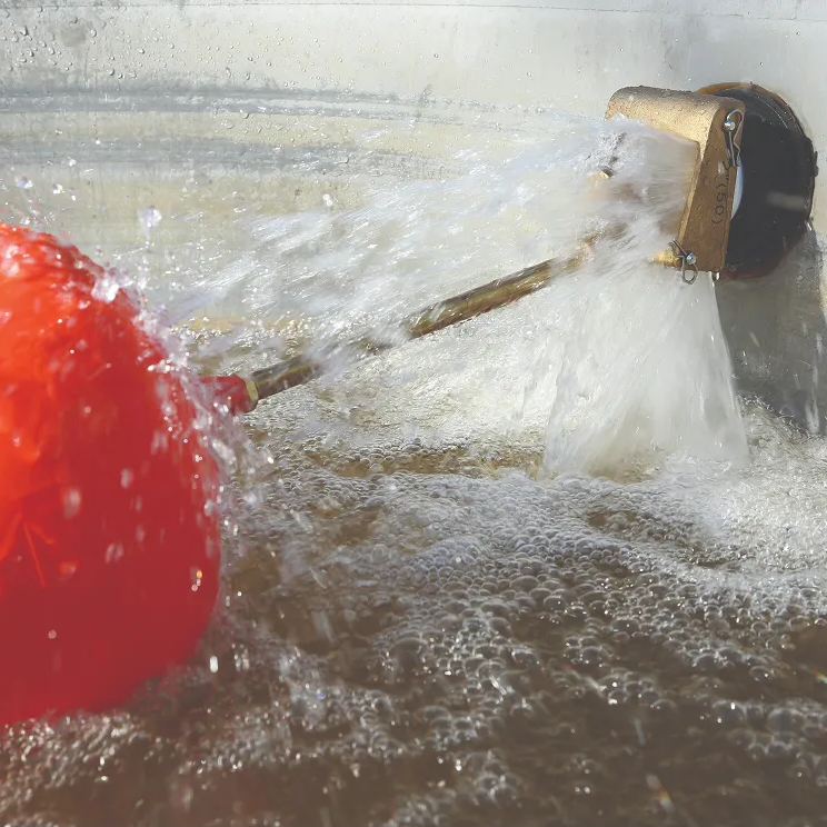 Tank Float Valve Philmac MegaPhil 1" Brass Long Lever 400mm