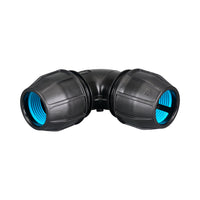 Compression Poly Metric Elbow- Poly x Poly - 75mm x 75mm
