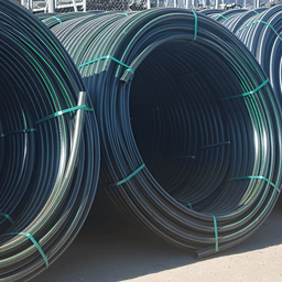Poly Pipe Rural (green line) 1 1/2" 150 metre coil