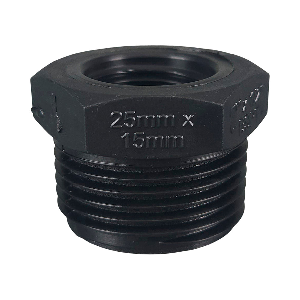 Poly Bush Reducing Threaded BSP 25mm x 15mm (1" x 1/2")