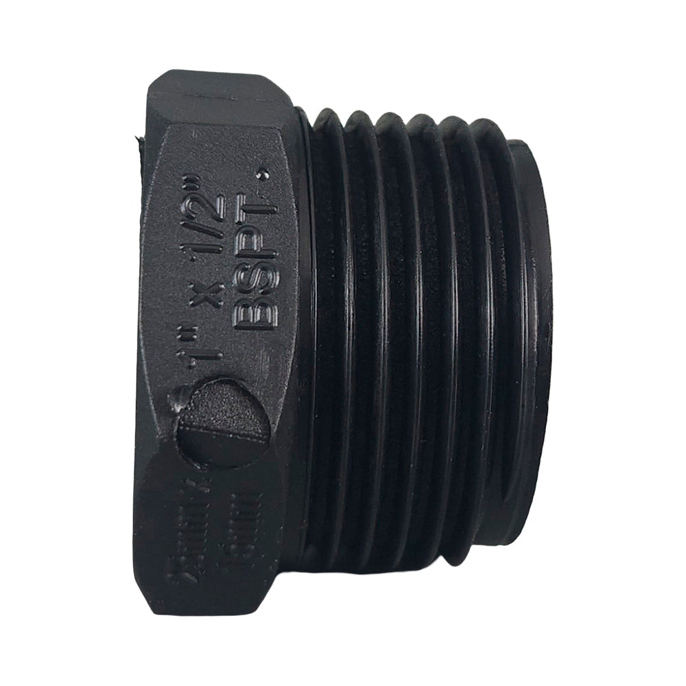 Poly Bush Reducing Threaded BSP 15mm x 10mm (1/2" x 3/8")