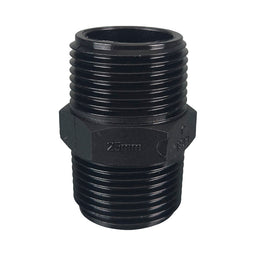 Poly Nipple Threaded BSP 25mm (1")