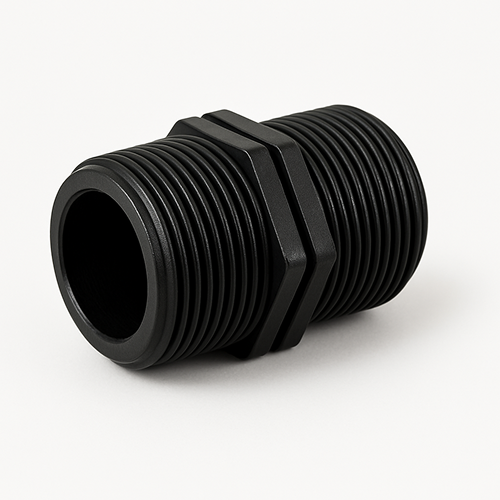 Poly Nipple 15mm (1/2&quot;)