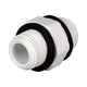 PVC Pressure Nipple with rubber O rings 15mm (1/2")