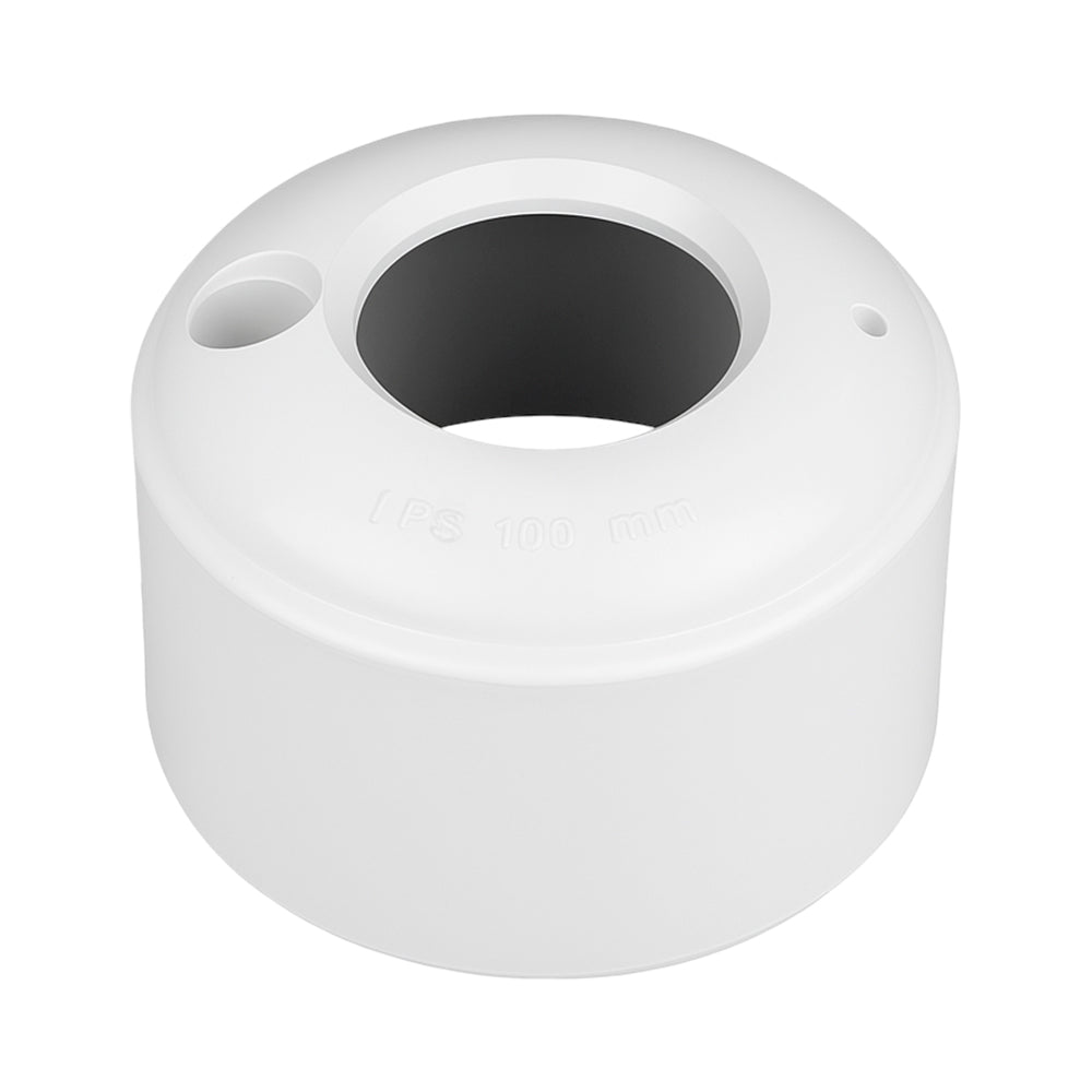 PVC Cap Bore Head Drilled 100 MM