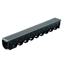 Reln Storm Drain Channel and Grate Architectural (316 S/S) 1000mm (L) x 120mm (W) x 129mm (D)