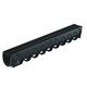 Reln Storm Drain Channel and Grate Plastic Black 1m (L) x 120mm (W) x 129mm (D)