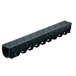 Reln Storm Drain Channel and Grate Ductile Iron 1m L x 120mm W x 129mm D
