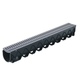 Reln Storm Drain Channel and Grate Plastic Grey 1m (L) x 120mm (W) x 129mm (D)