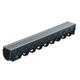 Reln Storm Drain Channel and Grate Stainless Steel 1m L x 120mm W x 129mm (D)