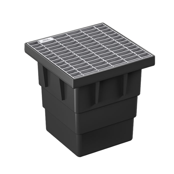 RELN Pit Series 450 With Galvanised Steel Class B Grate 560mm (L) x 560mm (W) x 510mm (D)