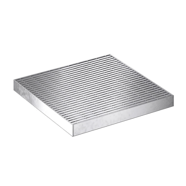 RELN Pit Series 450 Grate (GRATE ONLY) Galvanised Steel Anti Slip Heel Guard Class A