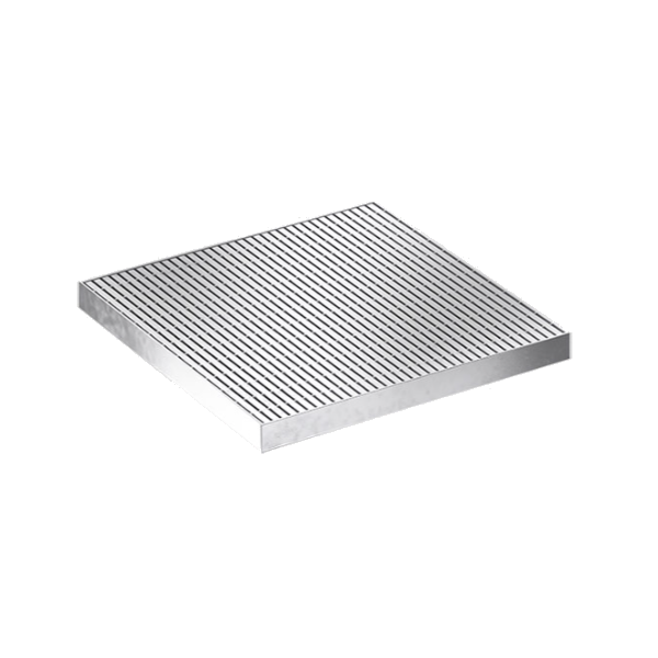 RELN Pit Series 600 Grate (GRATE ONLY) Galvanised Steel Anti Slip Heel Guard Class A