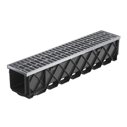 1a. Storm Masta Channel and Grate Glavanised Steel Class B 1m (L) x 273mm (W) x 263mm (D) **LIMITED STOCK**