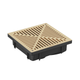Uni Pit Series 300 with Aluminium Sandstone Grate 340mm x 340mm x 90mm/100mm Pipe