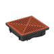 Uni Pit Series 300 with Aluminium Terracotta Grate 340mm x 340mm x 90mm/100mm Pipe
