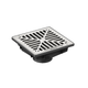 Uni Pit Series 200 with Aluminium Plain Grate 225mm x 225mm x 90mm/100mm Pipe