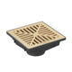 Uni Pit Series 200 with Aluminium Sandstone Grate 225mm x 225mm x 90mm/100mm Pipe