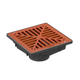 Uni Pit Series 200 with Aluminium Terracotta Grate 225mm x 225mm x 90mm/100mm Pipe