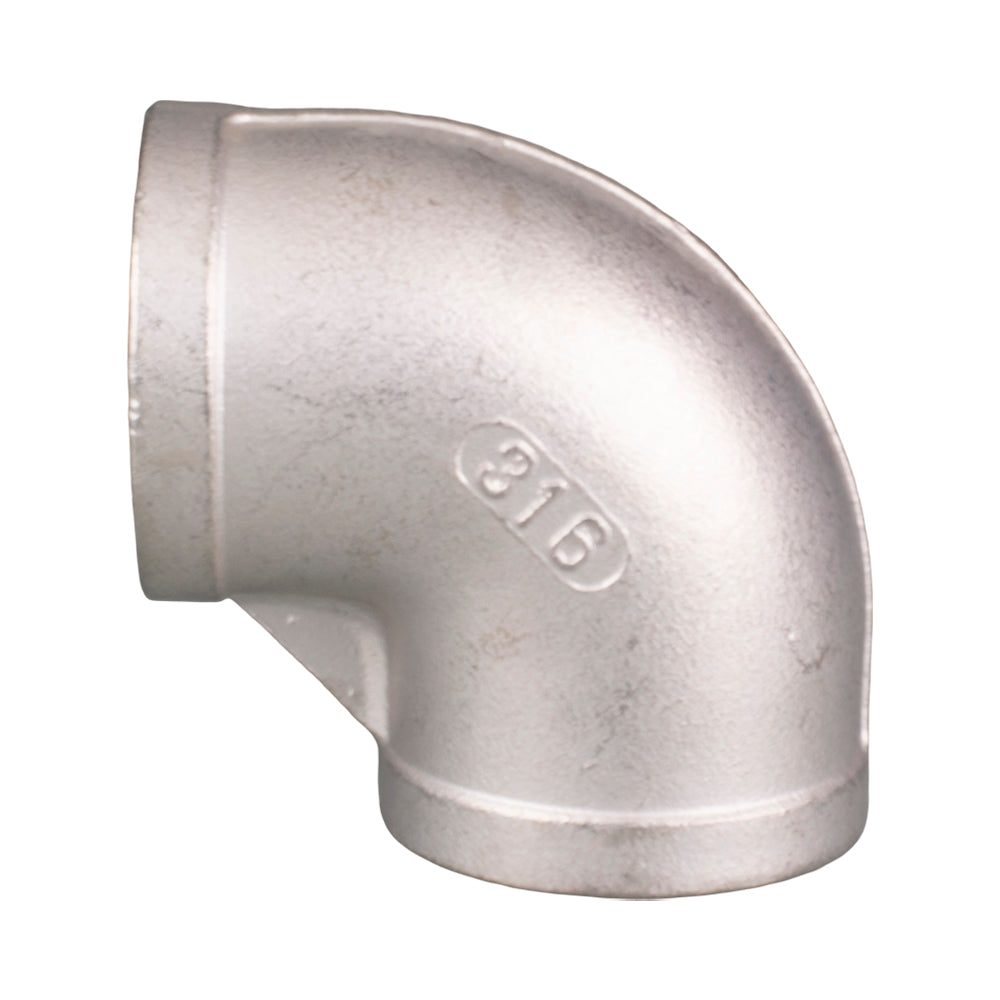 Stainless Steel Elbow 90° Threaded BSP 65mm (2 1/2")