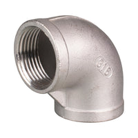 Stainless Steel Elbow 90° Threaded BSP 65mm (2 1/2")