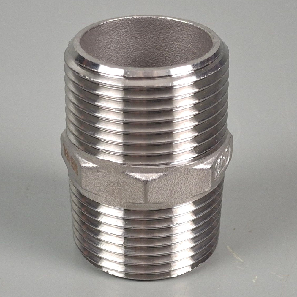 Stainless Steel 316 Hex Nipple 100mm (4in) BSP