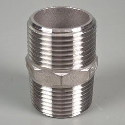 Stainless Steel 316 Hex Nipple 100mm (4in) BSP