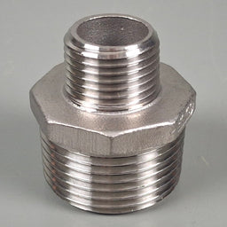 Stainless Steel 316 Hex Nipple Reducing 65mm x 40mm (2 1 2in x 1 1 2in) BSP