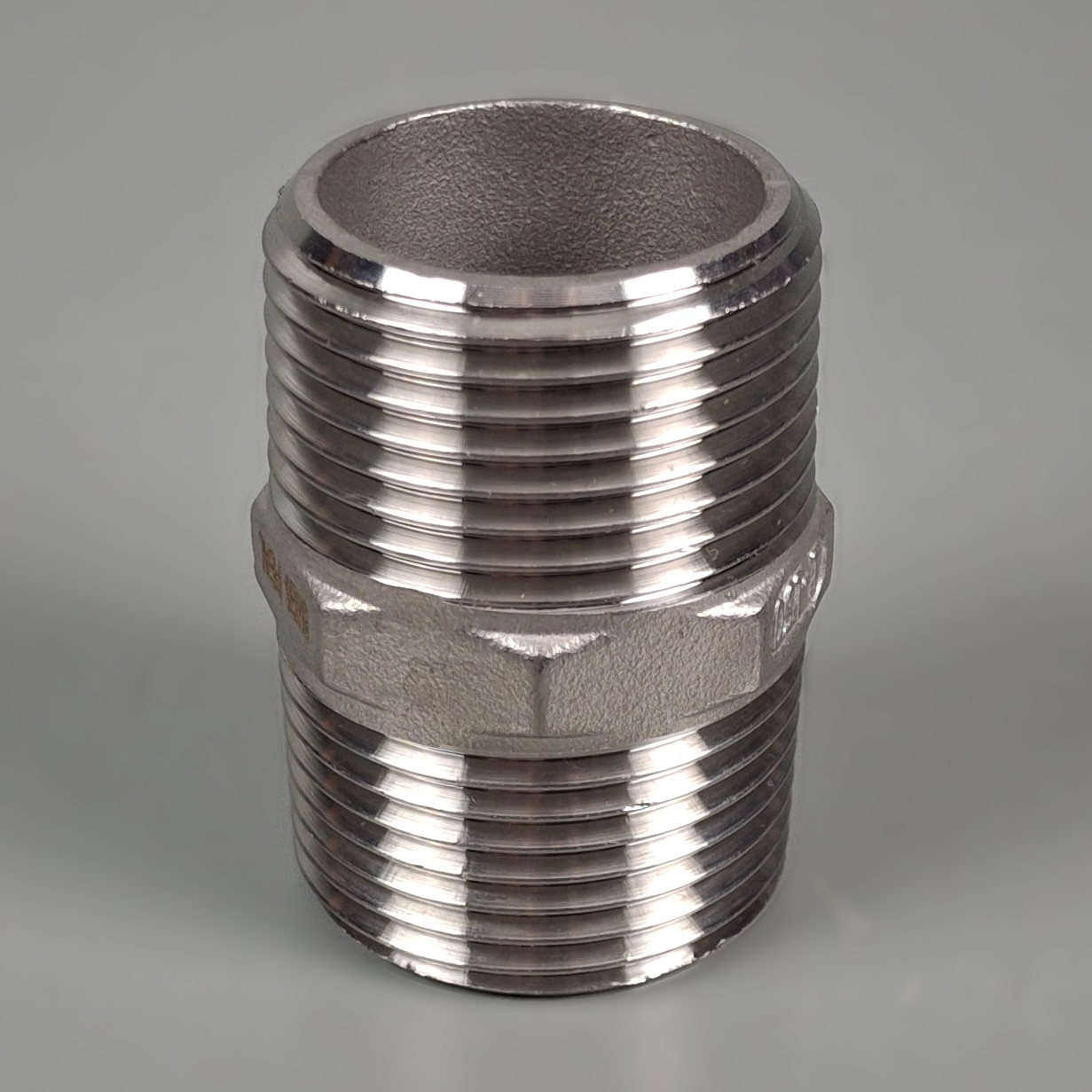 Stainless Steel Nipple Threaded BSP 40mm (1 1/2")