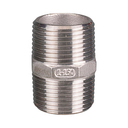 Stainless Steel Nipple Threaded BSP 20mm (3/4")