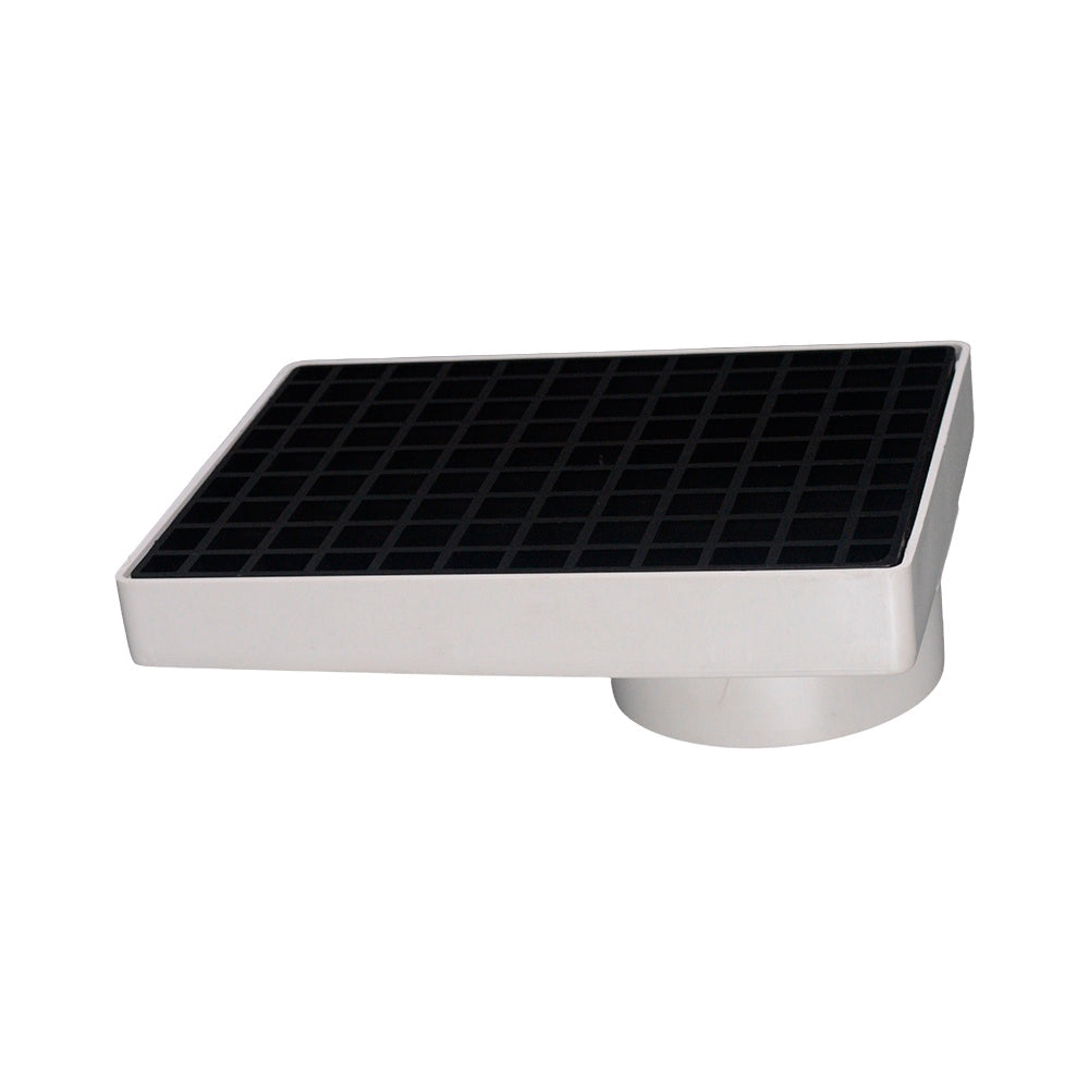 D. Stormwater Finishing Collar and Grate Rectangle 190mm x 150mm to 90mm Pipe